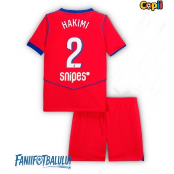 Paris Saint-Germain Achraf Hakimi #2 Echipament de Fotbal Replică 2025-26 Copii Treilea (+ Șorturi)